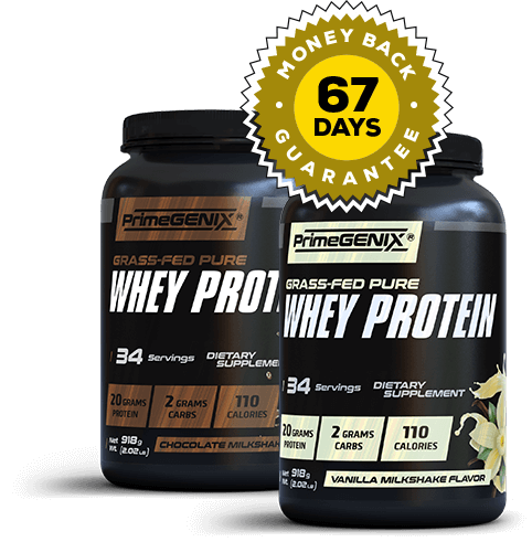 PrimeGenix Whey 67 Days Guarantee